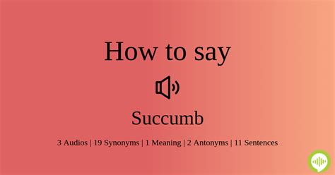 succomb|succumb po polsku.